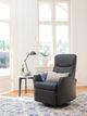 Fjords® Relax Oslo Black Small Swivel Recliner-2