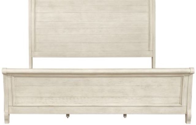 Liberty Furniture Farmhouse Reimagined Antique White Sleigh Bed-2