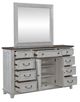 Liberty Furniture River Place Riverstone White/Tobacco Dresser and Mirror-5