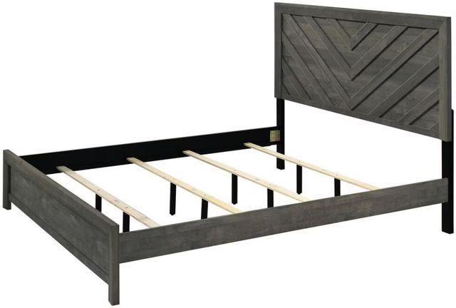 Crown Mark Valor Gray Youth Full Panel Bed-2