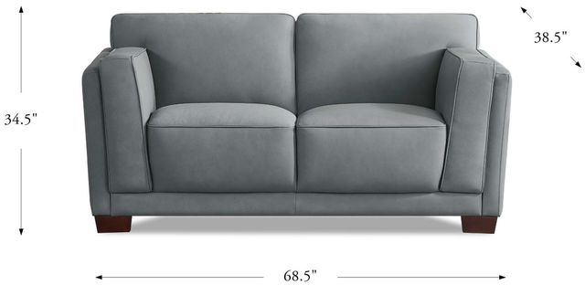 Hydeline® Marshall Slate Gray Loveseat-1