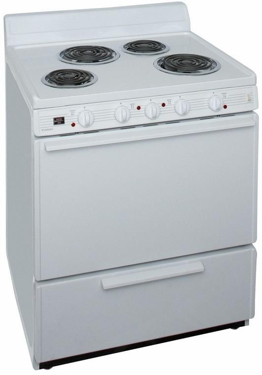 Premier 30" White Freestanding Electric Range-1