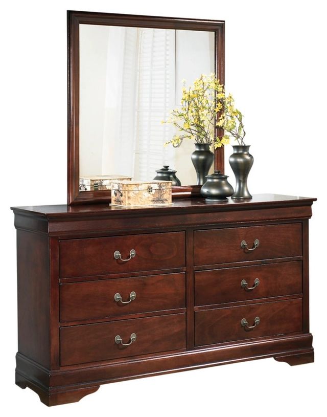 Signature Design by Ashley® Alisdair 3-Piece Dark Brown Queen Sleigh Bed Set-2