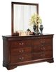 Signature Design by Ashley® Alisdair 3-Piece Dark Brown Queen Sleigh Bed Set-2
