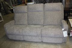 La-Z-Boy® Finley Smoke Power Wall Reclining Sofa with Headrest