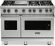 Viking® 5 Series 48" Stainless Steel Pro Style Natural Gas Range-0