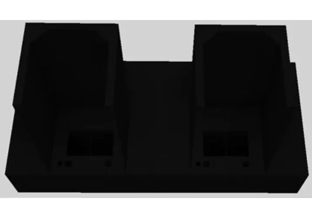 Vent-A-Hood® 48" Black Contemporary Wall Mounted Range Hood-2