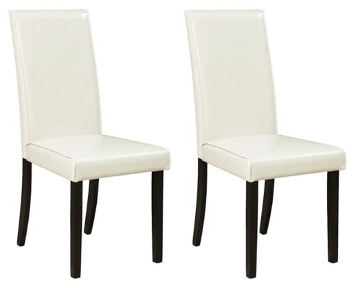 Signature Design by Ashley® Kimonte 2-Piece Ivory Dining Room Chair Set-0