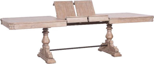 Magnussen Home® Marisol Fawn 81" Trestle Dining Table-2