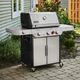 Weber® Genesis S-335C 3-Burner Stainless Steel Freestanding Natural Gas Grill-1