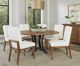 Artisan & Post by Vaughan-Bassett Crafted Cherry Dining by Ben & Erin Napier Medium Cherry 60" Round Table with Black Base-1