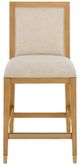 Currey & Company Santos Sea Sand Counter Stool-1