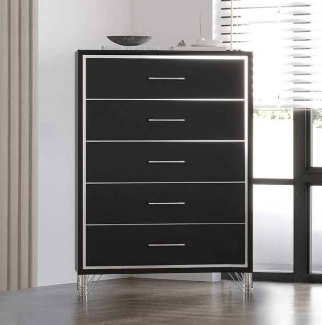 New Classic® Home Furnishings Ava Ebony Chest-1