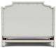 Riverside Furniture Amelia Nutmeg/White King Upholstered Bed-4