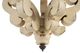 A & B Home Harper Antique White/Black Metal Chandelier-1