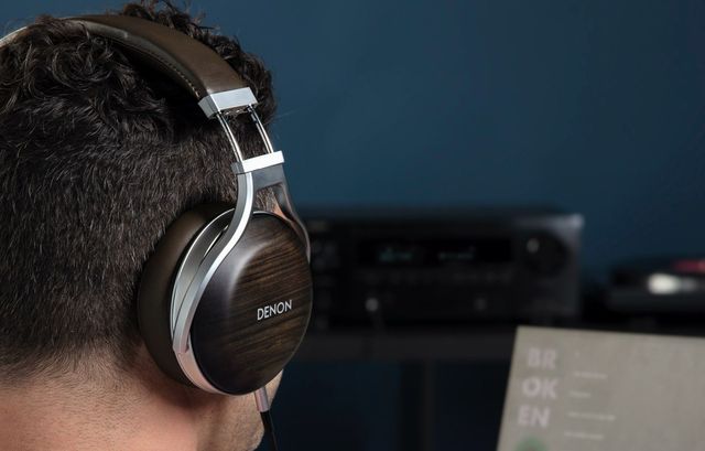 Denon® AH-D5200 Brown Over-Ear Headphones-8
