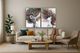 Classy Living Vibrant 2-Piece Vivid Muse: Dual Color Splash Wall Art Set-1