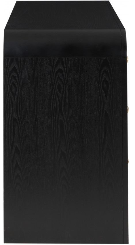 Meridian Furniture Siena Black/Natural Nightstand-3