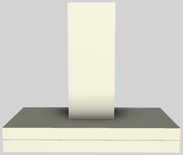 Vent-A-Hood® 42" Biscuit Duct Free Wall Mounted Range Hood-0