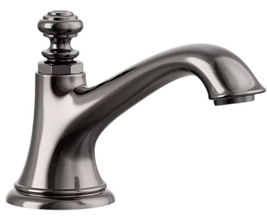 KOHLER® Artifacts® with Bell Design Vibrant Titanium Bathroom Sink Faucet Spout-0