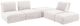 Furniture of America® Stavanger White L-Sectional -0