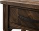 International Furniture Direct Dutton Brown 2-Drawer Sofa Table-3