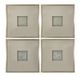 Crestview Collection Forsythe 1 4-Piece Gray Wall Art Set-0