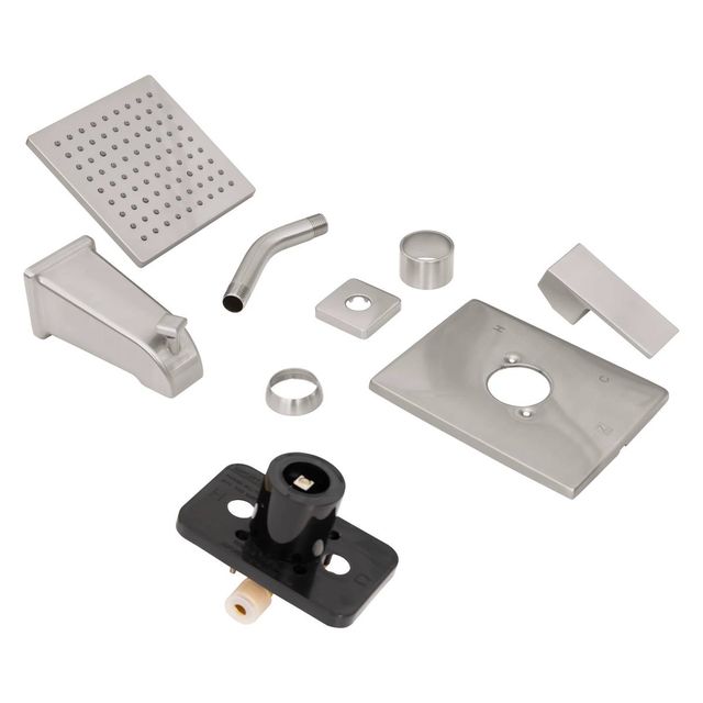 ZLINE Palisades Brushed Nickel Modern Shower System-4
