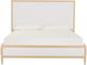 Bassett® Furniture Willow Natural Sand King Upholstered Panel Bed-2
