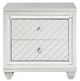 Mazin Furniture Leesa Silver Nighstand-1