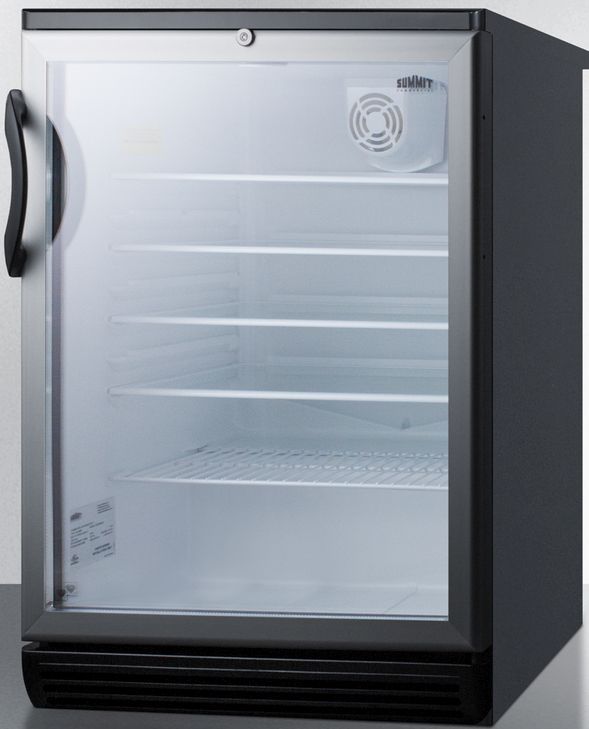 Summit® Commercial Series 5.5 Cu. Ft. Stainless Steel Beverage Center-1