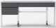 VIG Furniture Modrest Fauna Elm Gray/Stainless Steel Desk-2
