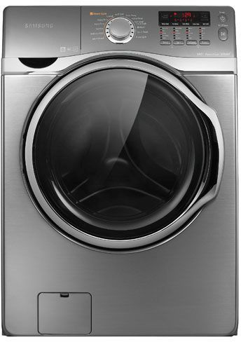 Samsung 3.9  cu. ft. Steam Front Load Washer-Stainless Platinum-0