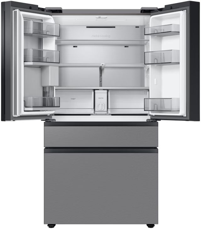 Samsung BESPOKE 22.8 Cu. Ft. Stainless Steel Counter Depth French Door Refrigerator-1