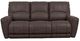 La-Z-Boy® Cassian Walnut Leather Power Reclining Sofa with Headrest-1