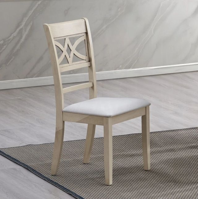 ACME Furniture Ferris 2-Piece Antique Gray Side Chair Set-1
