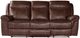 Hughes Furniture® 8692 Propaganda Rust Manual Reclining Sofa-0