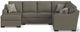 Charisma™ Cypress Silver Stationary Sectional-1