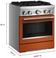 KitchenAid® 30" Scorched Orange Pro Style Dual Fuel Range with No Preheat Air Fry Mode-2