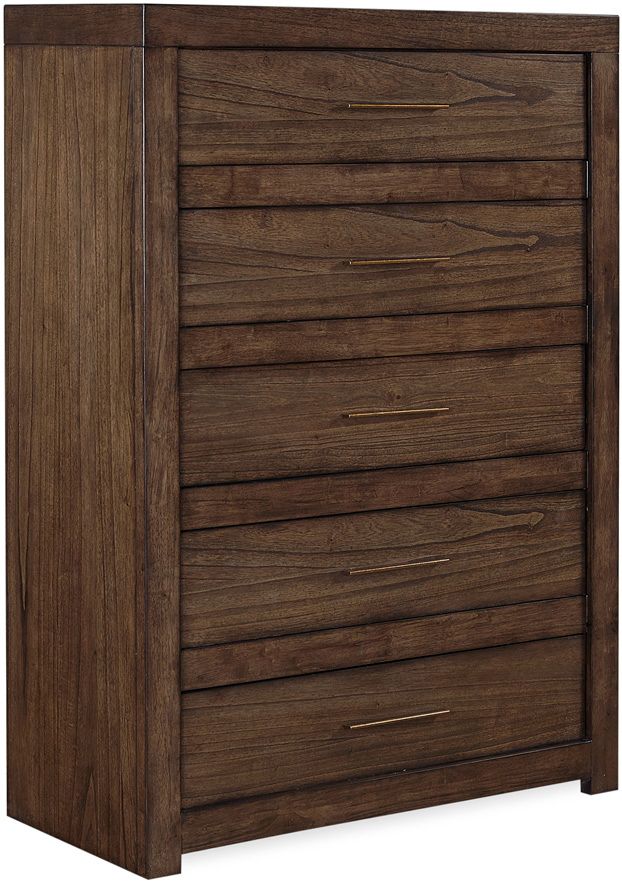 aspenhome® Modern Loft Brownstone 5-Drawer Chest-0