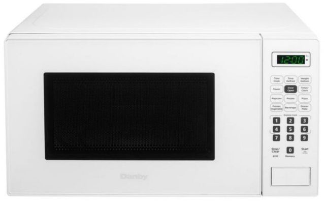 Danby® 0.7 Cu. Ft. White Countertop Microwave -0
