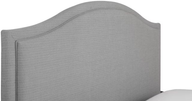 Bassett® Furniture Vienna Zinc Queen Upholstered Headboard-1