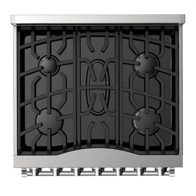 Viking® 3 Series 30" Stainless Steel Freestanding Dual Fuel Liquid Propane Range-2