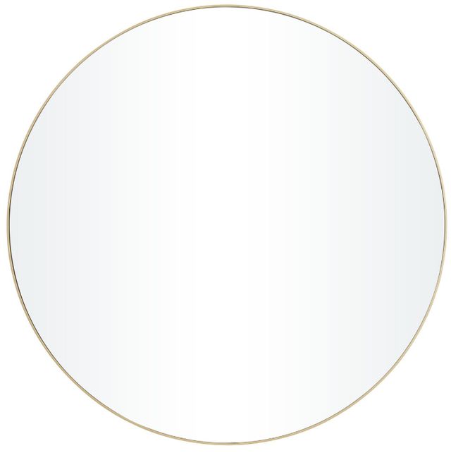 Deco Marche Gold Large Thin Minimalistic Frame Mirror-0