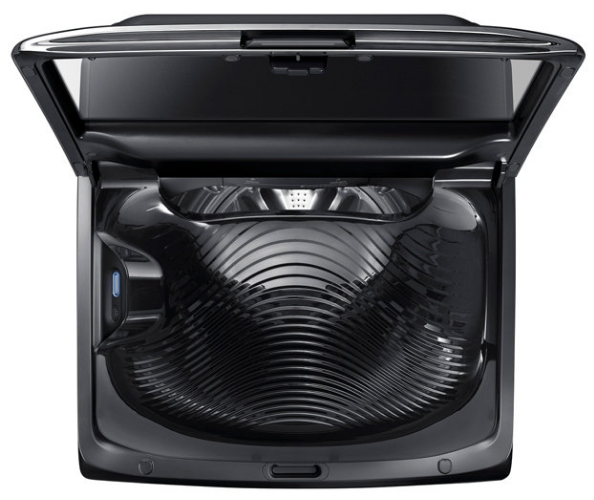 Samsung 5.2 Cu. Ft. Fingerprint Resistant Black Stainless Steel Top Load Washer-3