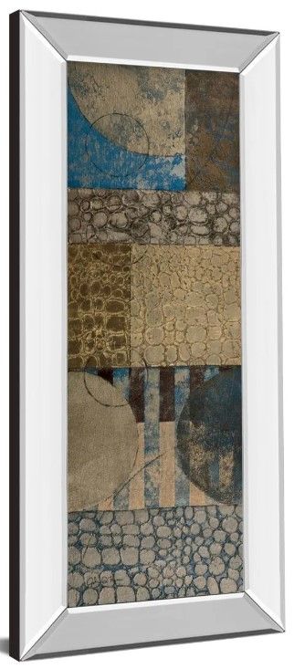 Classy Art Bubble Structure I by John Kime Mirror Framed Wall Art-1