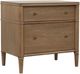 Modus Furniture Whitmore Claystone 2-Drawer Nightstand-0