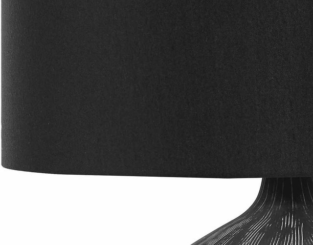 Monarch Specialties Inc. 23"H Black Ceramic Table Lamp-2