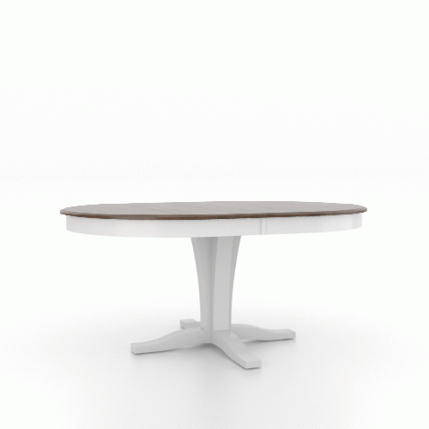 Canadel Customizable Gourmet VR Pedestal Dining Table-2
