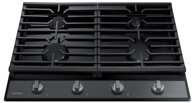Samsung 30" Fingerprint Resistant Black Stainless Steel Gas Cooktop-1